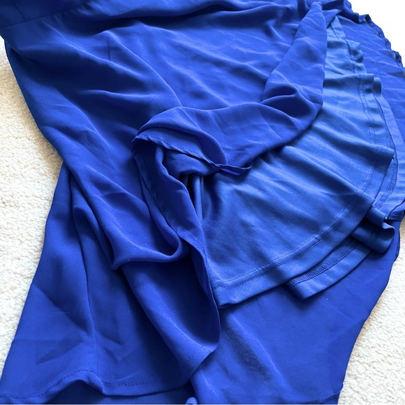 Lulu's Good Deeds Royal Blue Lace-Up Dress - Picture 9 of 9